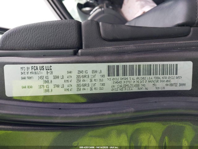 1C4RJEBM9JC514589 Jeep Grand Cherokee Limited 4x2