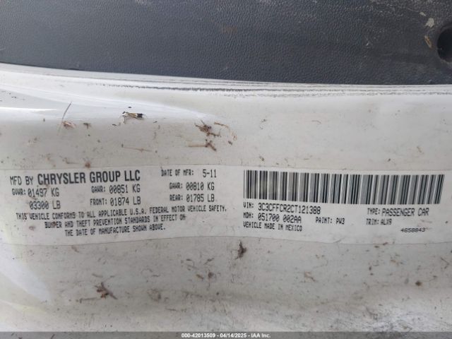 2012 FIAT 500 3C3CFFCR2CT121388 Photo 8