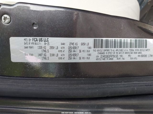 2C4RDGBG3FR750165 Dodge Grand Caravan American Value Pkg