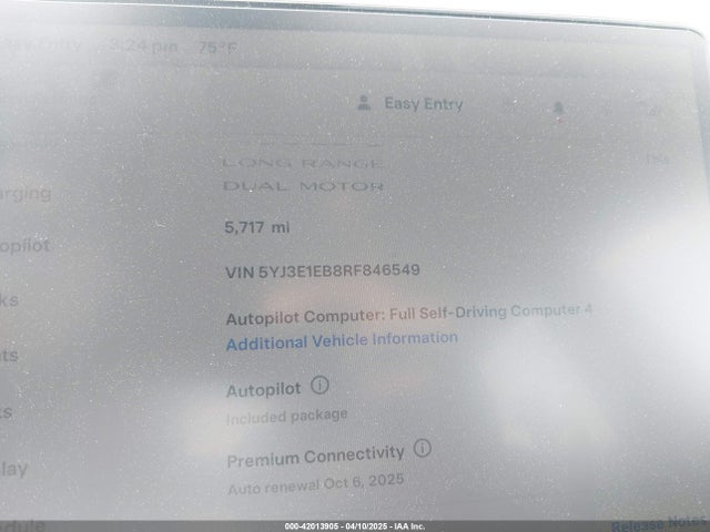 2024 TESLA MODEL 3 5YJ3E1EB8RF846549 Photo 6