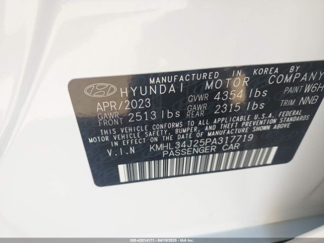 KMHL34J25PA317719 Hyundai Sonata Limited