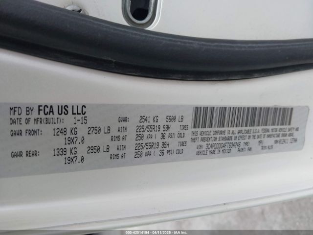 3C4PDDDG4FT634246 Dodge Journey Limited