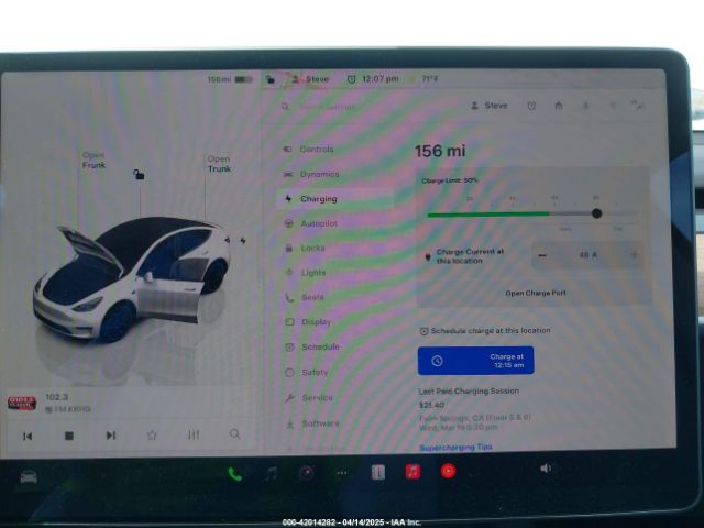 7SAYGDEF8NF407109 Tesla Model Y Performance Dual Motor All-wheel Drive
