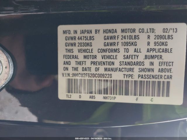 2013 ACURA TSX JH4CU2F62DC009228 Photo 8