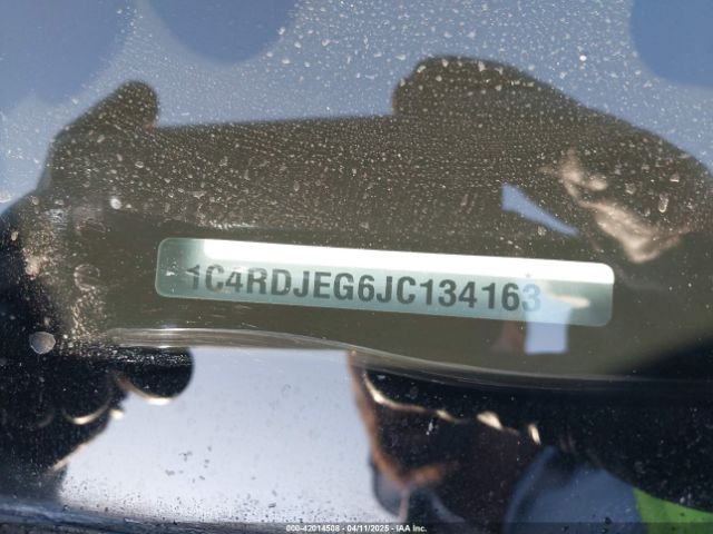 1C4RDJEG6JC134163 Dodge Durango Citadel Awd