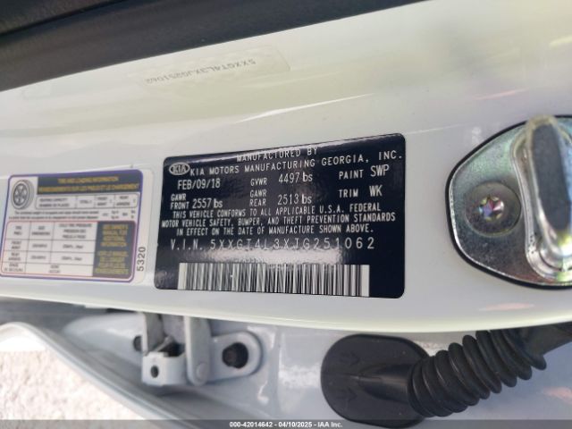 5XXGT4L3XJG251062 KIA Optima S