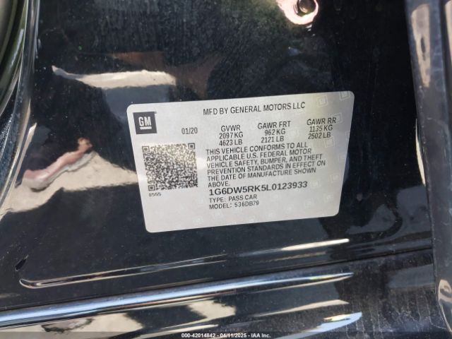 2020 CADILLAC CT5 1G6DW5RK5L0123933 Photo 8