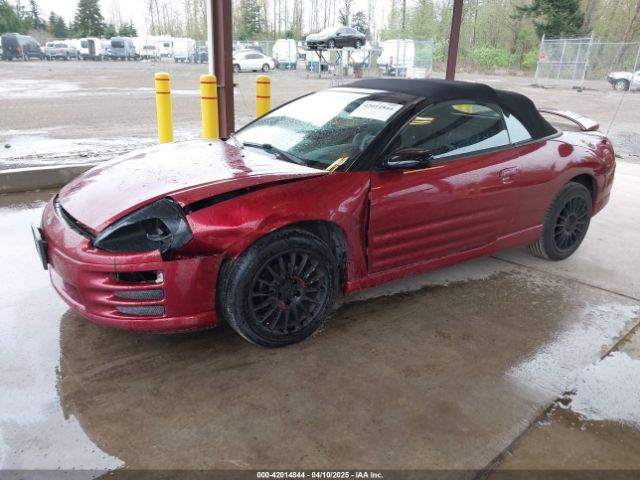 2002 MITSUBISHI ECLIPSE SPYDER 4A3AE85H92E055455 Photo 1