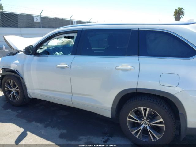 5TDKKRFH3GS175922 Toyota Highlander Xle V6