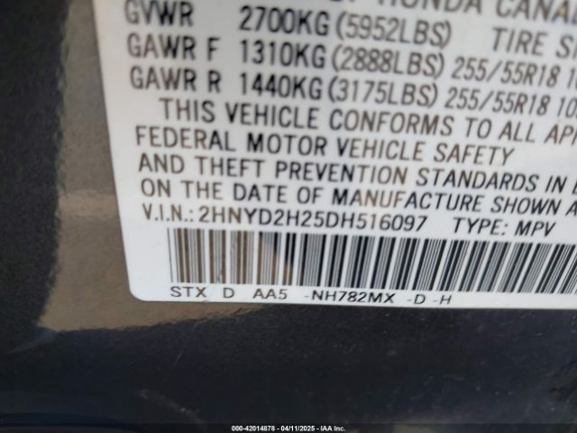 2013 ACURA MDX 2HNYD2H25DH516097 Photo 8