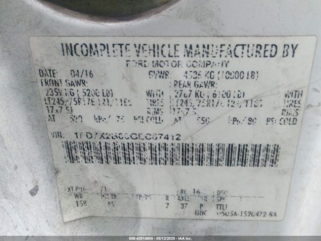 1FD7X2B68GEC87412 Ford F-250 Xl
