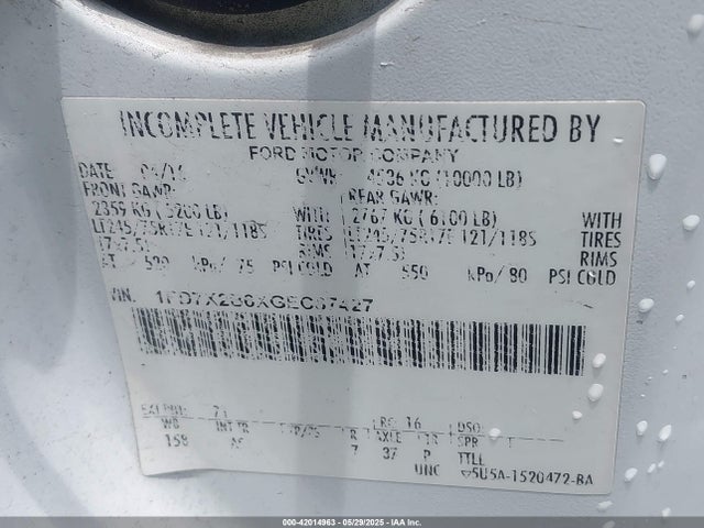 Ford F-250 2016 1FD7X2B6XGEC87427 Image 9