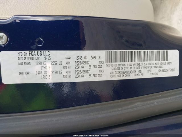 2C4RDGBG4GR146450 Dodge Grand Caravan Se