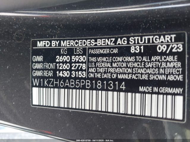 2023 MERCEDES-BENZ E 450 W1KZH6AB5PB181314 Photo 8