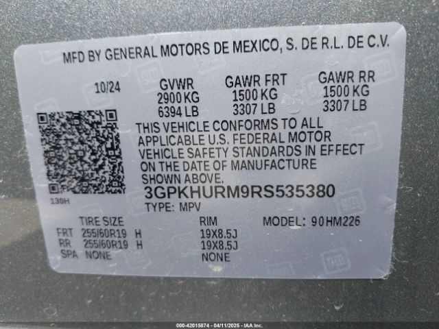 2024 HONDA PROLOGUE 3GPKHURM9RS535380 Photo 8