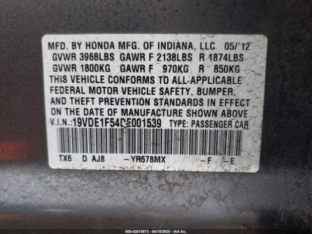 2013 ACURA ILX 19VDE1F54DE001539 Photo 8