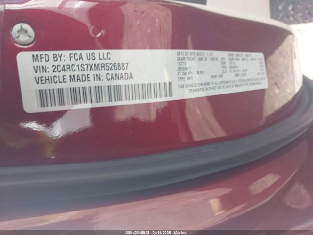 2021 CHRYSLER PACIFICA HYBRID 2C4RC1S7XMR526887 Photo 8