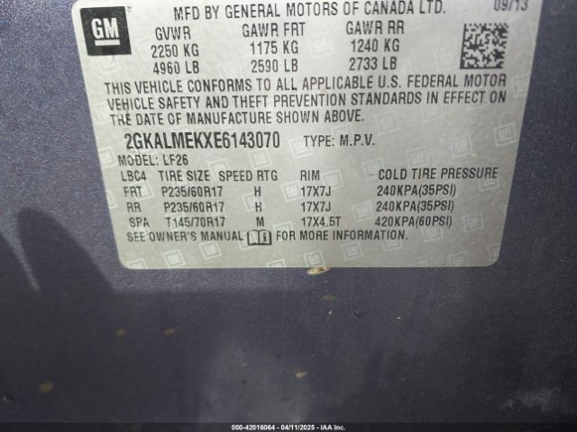 2GKALMEKXE6143070 GMC Terrain Sle-1