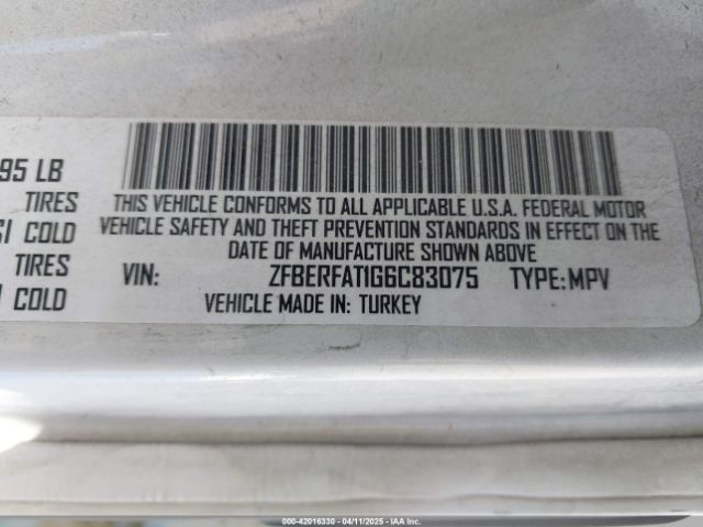 ZFBERFAT1G6C83075 RAM Promaster City Tradesman