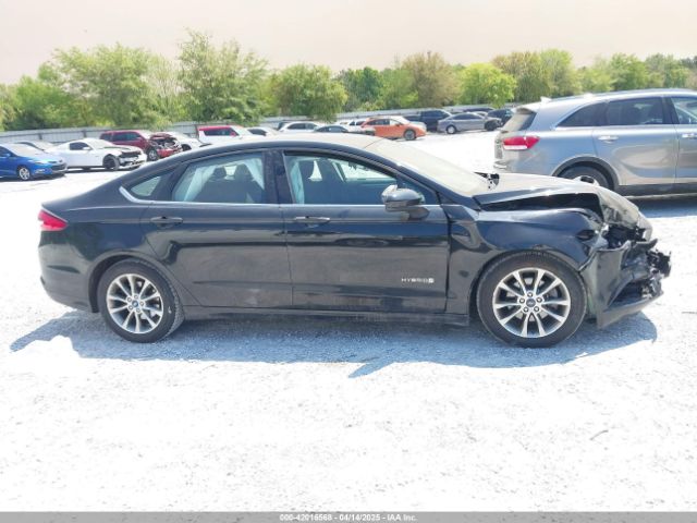 3FA6P0LU0HR354980 Ford Fusion Hybrid Se