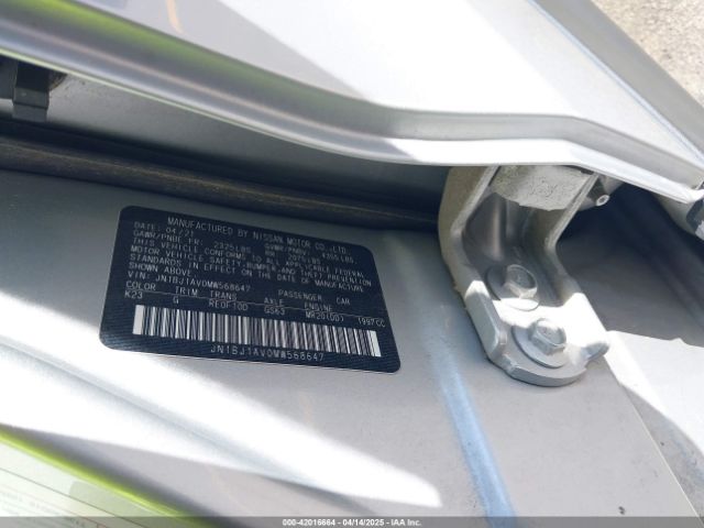 JN1BJ1AV0MW568647 Nissan Rogue Sport S Fwd Xtronic Cvt