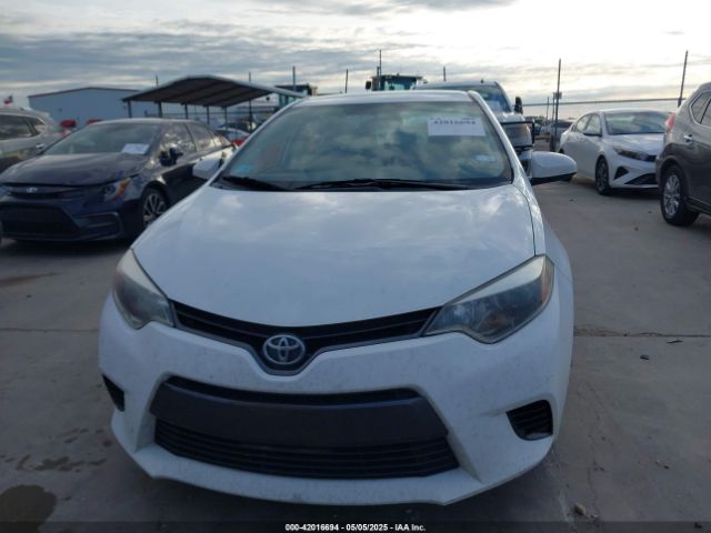 2T1BURHE1GC670299 Toyota COROLLA LE