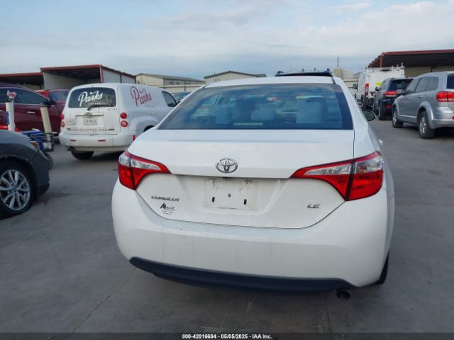 2T1BURHE1GC670299 Toyota COROLLA LE