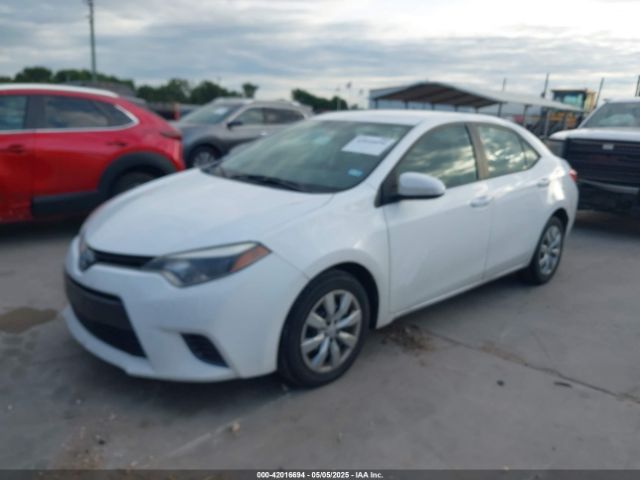 2T1BURHE1GC670299 Toyota COROLLA LE