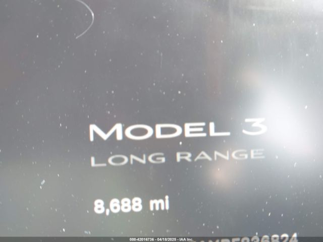 5YJ3E1EAXRF836824 Tesla MODEL 3