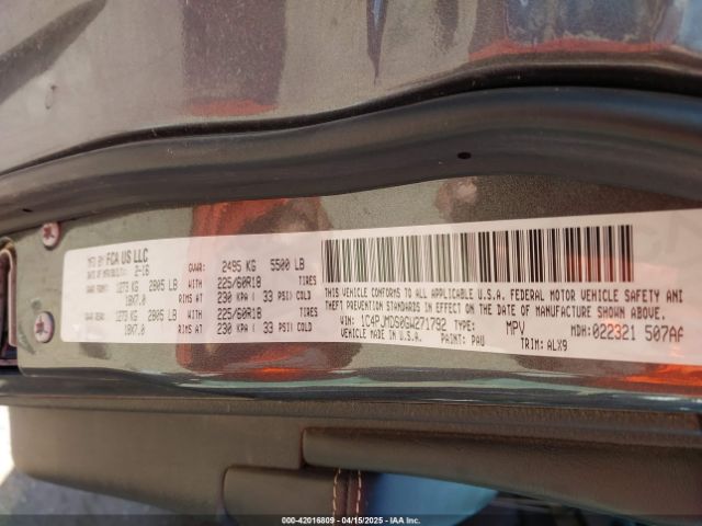 1C4PJMDS0GW271792 Jeep Cherokee Limited