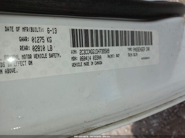 2013 CHRYSLER 300 2C3CCAGG1DH739509 Photo 8