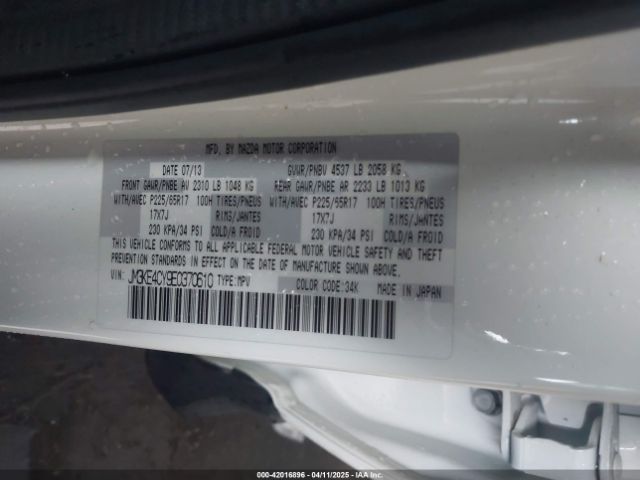 JM3KE4CY9E0370610 Mazda Cx-5 Touring