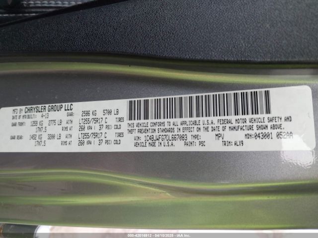 2013 JEEP WRANGLER UNLIMITED 1C4BJWFG7DL667083 Photo 8
