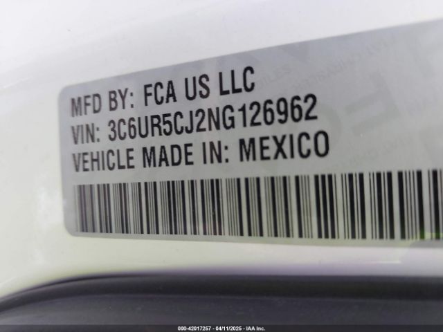 3C6UR5CJ2NG126962 RAM 2022