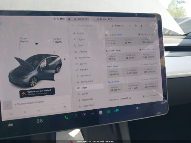 5YJYGDEE0MF295134 Tesla Model Y Long Range Dual Motor All-wheel Drive