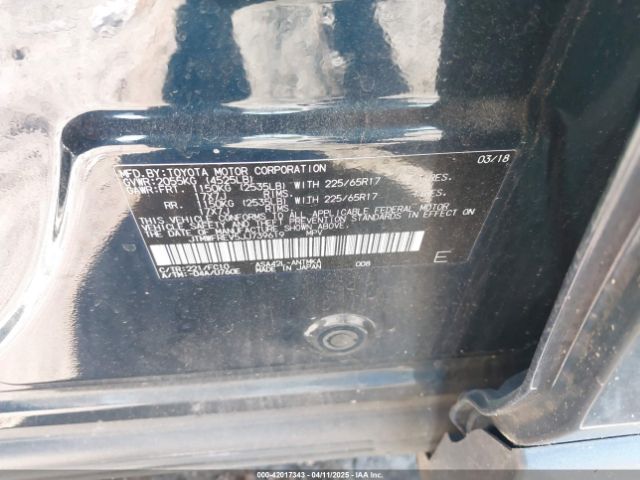JTMWFREV5JJ739619 Toyota Rav4 Xle