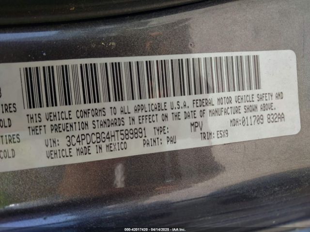 3C4PDCBG4HT589891 Dodge Journey Sxt