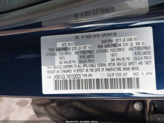 2017 MAZDA CX-5 JM3KFADL7H0162003 Photo 8