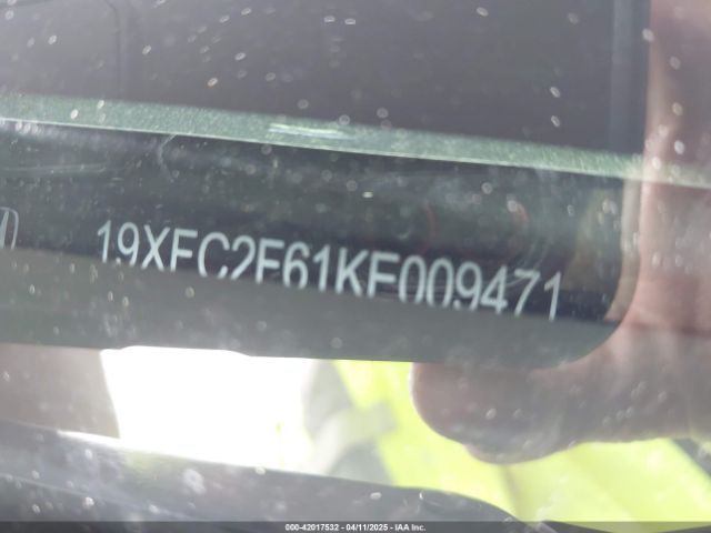 19XFC2F61KE009471 Honda Civic Lx