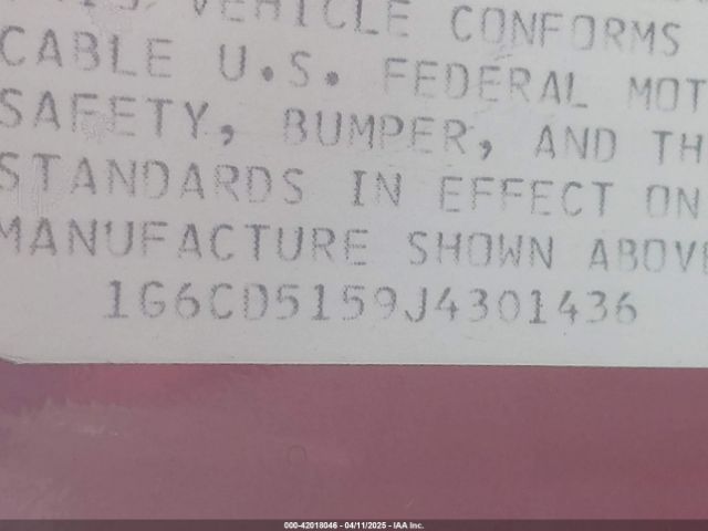 1988 CADILLAC DEVILLE 1G6CD5159J4301436 Photo 8