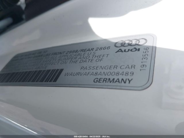 2010 AUDI A8 L WAURVAFA8AN008489 Photo 8