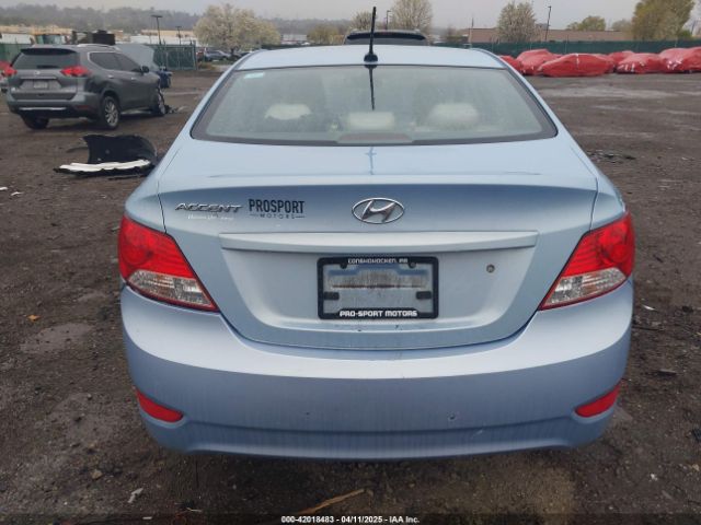 KMHCT4AE6EU683646 Hyundai ACCENT GLS