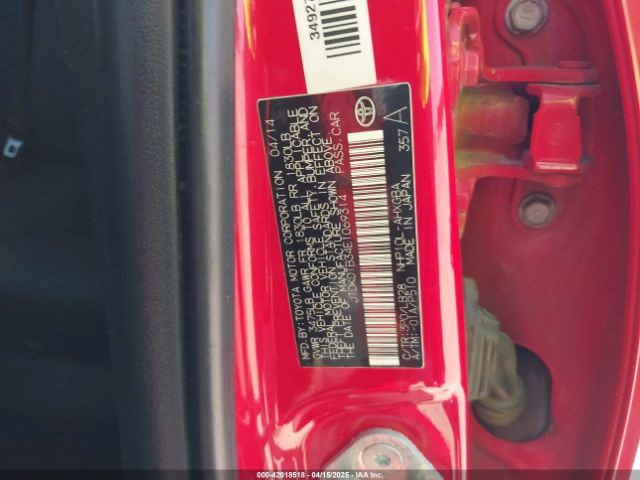 JTDKDTB34E1069314 Toyota Prius C Four