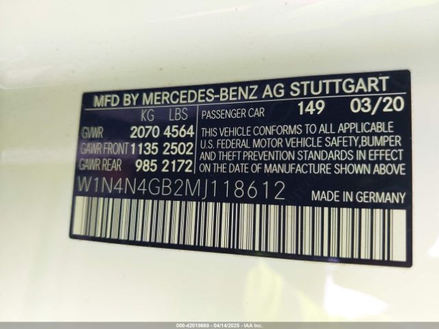 2021 MERCEDES-BENZ GLA 250 W1N4N4GB2MJ118612 Photo 8
