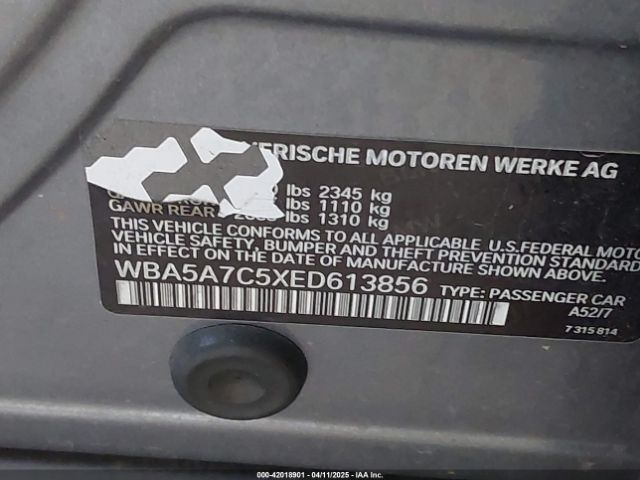 WBA5A7C5XED613856 BMW 528i Xdrive
