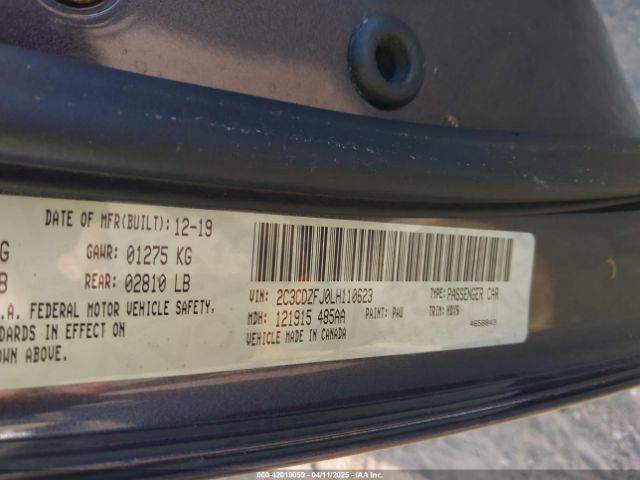 2C3CDZFJ0LH110623 Dodge Challenger R/t Scat Pack