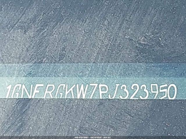 1GNERGKW7PJ323950 Chevrolet Traverse Fwd Lt Cloth