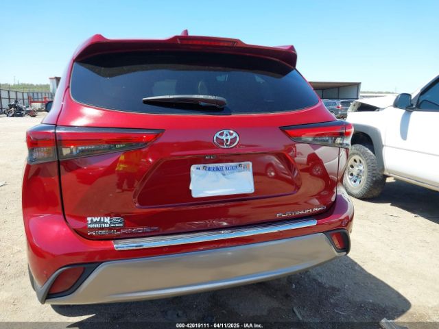 5TDFZRBH7MS150052 Toyota Highlander Platinum