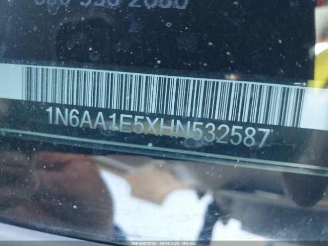 1N6AA1E5XHN532587 Nissan Titan Platinum Reserve