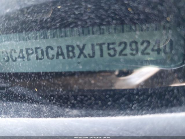 3C4PDCABXJT529240 Dodge JOURNEY SE